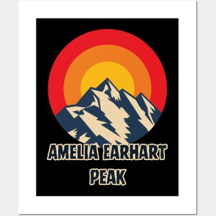 Amelia Earhart Peak Posters and Art